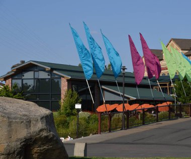 Old Mill District in the Town Bend, Oregon