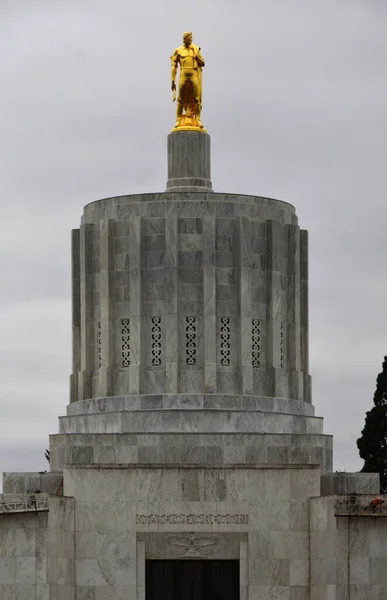 Капитолий Штата Салеме Столице Штата Орегон — стоковое фото