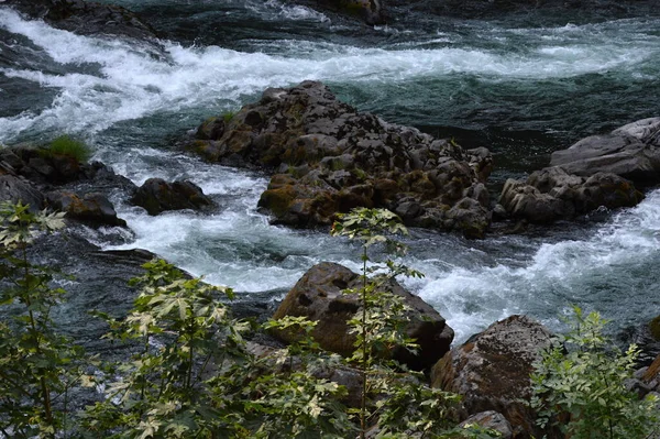 Landscape Umpqua River Cascade Range Oregon — стоковое фото