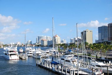 Fort Lauderdale, Florida 'daki Marina.