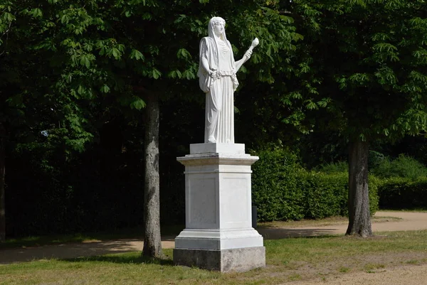 Statue Dans Château Parc Sanssouci Potsdam Capitale Brandebourg — Photo