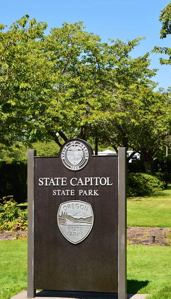 State Capitol Park Salem Capital Oregon — Fotografia de Stock