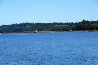Washington, Angeles Limanı 'ndaki Puget Sound Panorama