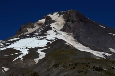 Hood Dağı Panoraması, Oregon, Cascade Range 'deki Volkan