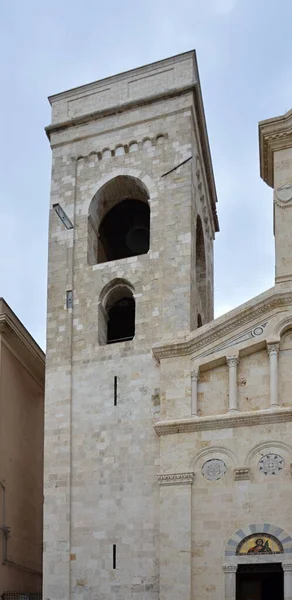 Catedral Histórica Ciudad Cagliari Isla Cerdeña Mar Mediterráneo Italia —  Fotos de Stock