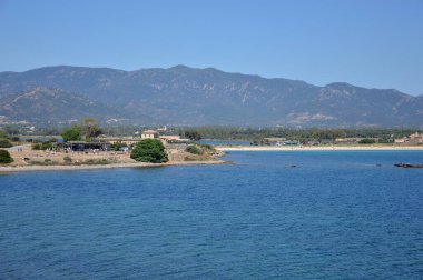 Panorama Beach on the Island Sardinia in the Mediterranean Sea, Italy