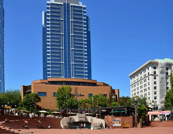 stock image Modern Building in Downtown Portland Oregon