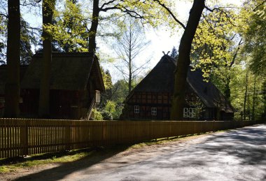 Historical Museum in Spring in the Town Walsrode, Lower Saxony