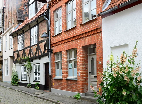 Historisk Byggnad Gamla Hansastaden Luebeck Schleswig Holstein — Stockfoto