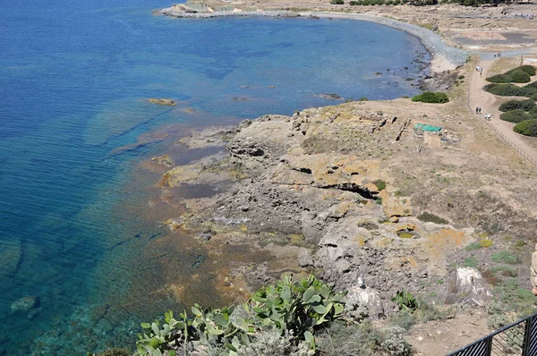 Берег Панорама Острові Сардинія Середземному Морі Італія — стокове фото