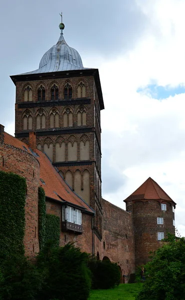 Historisches Gebäude Der Alten Hansestadt Lübeck Schleswig Holstein — Stockfoto