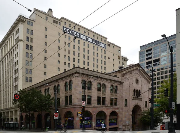 Edificio Histórico Centro Seattle Washington — Foto de Stock