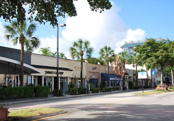 Las Olas Boulevard in Downtown Fort Lauderdale, Florida