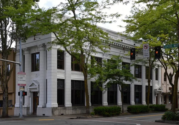 Olympia Şehir Merkezindeki Tarihi Bina Başkent Washington — Stok fotoğraf