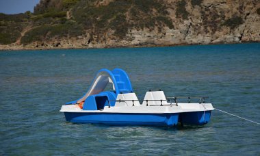 Panorama Beach on the Island Sardinia in the Mediterranean Sea, Italy