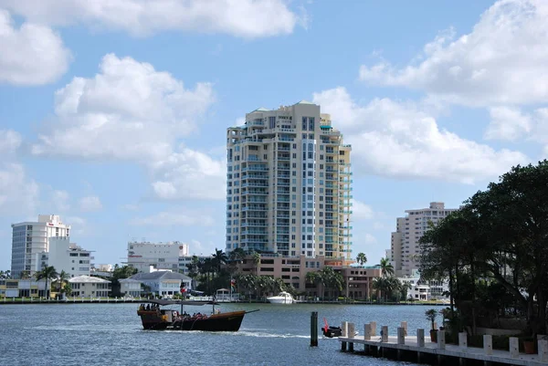 Panorama Fort Lauderdale Atlantic Florida — Stock Photo, Image