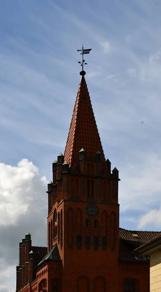 町の歴史的市庁舎 ウォルスロード ニーダーザクセン — ストック写真