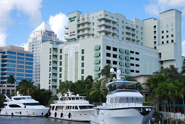 Riverfront Downtown Fort Lauderdale Florida — Foto de Stock