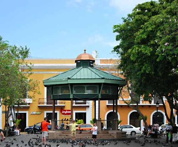 Историческое Здание Старом Городе Сан Хуан Столице Пуэрто Рико — стоковое фото