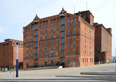 Eski Hanse Town Wismar 'daki tarihi bina, Mecklenburg - Vorpommern