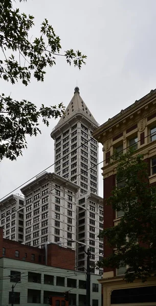 Edifício Downtown Seattle Washington — Fotografia de Stock
