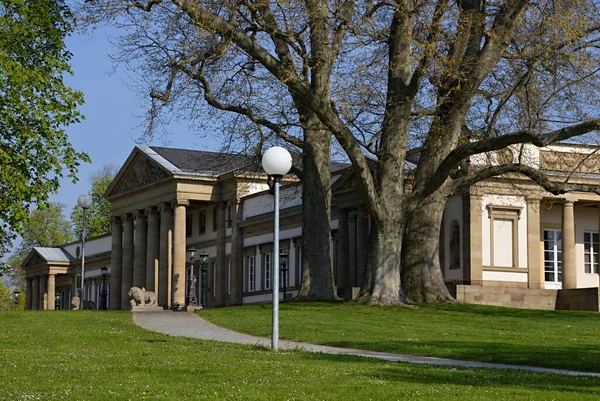 Történelmi Épület Tavasszal Stuttgartban Baden Fővárosában Wuerttemberg — Stock Fotó
