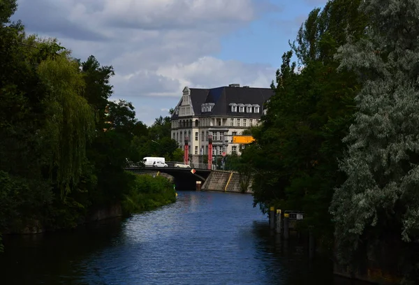 Paysage Canal Landwehrkanal Berlin Capitale Allemagne — Photo