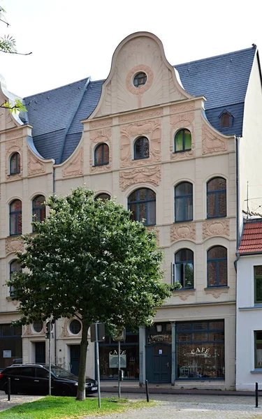 Ιστορικό Κτίριο Στην Παλιά Πόλη Hanse Wismar Mecklenburg Vorpommern — Φωτογραφία Αρχείου