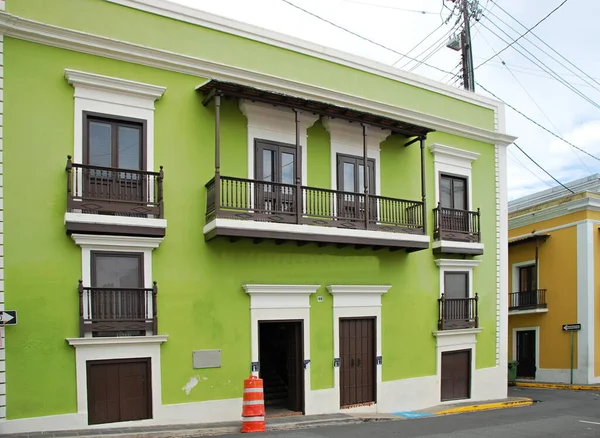 Historická Budova Starém Městě San Juan Hlavním Městě Portorika — Stock fotografie