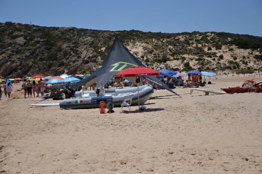 Beach on the Island Sardinia in the Mediterranean Sea, Italy