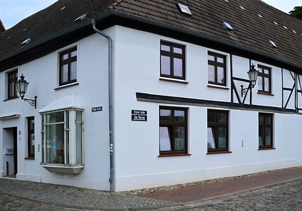 Historical Building Old Hanse Town Wismar Schleswig Holstein — Stok Foto