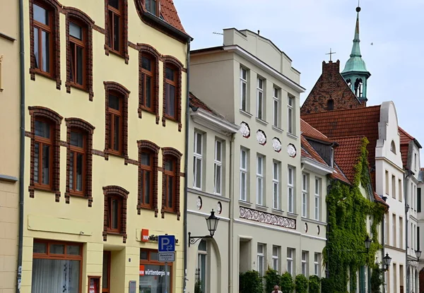 Historisk Byggnad Gamla Hansestaden Wismar Vid Östersjön Mecklenburg Vorpommern — Stockfoto