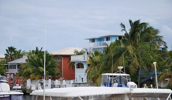 Marina Zatoce Meksykańskiej Key West Florydzie Keys — Zdjęcie stockowe