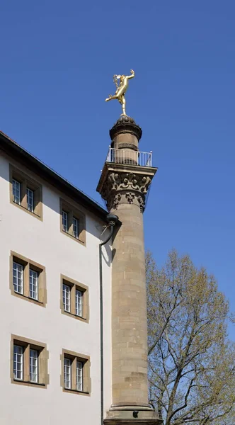 Історичний Будинок Старому Місті Штутгарті Столиці Баден Вюртембергу — стокове фото