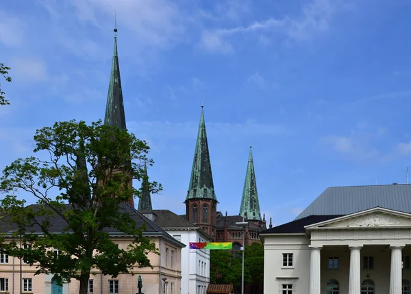 Историческая Церковь Старом Городе Ольденбург Нижняя Саксония — стоковое фото