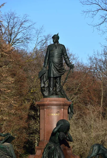 Estatua Parque Big Tiergarten Berlín Capital Alemania —  Fotos de Stock