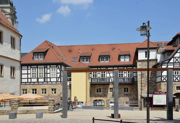 Historical Buildings Old Town Eisenach Thuringia — стоковое фото