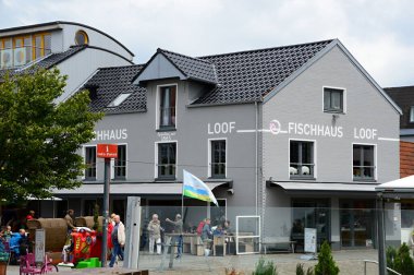 Kuzey Denizi 'nde Sokak Sahnesi Husum, Holstein - Holstein