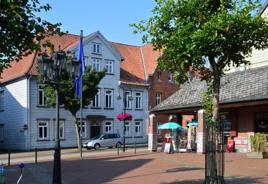 Walsrode, Aşağı Saksonya 'daki belediye binasında.
