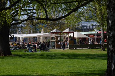 Şehir merkezindeki Stuttgart, Başkent Baden - Wuerttemberg