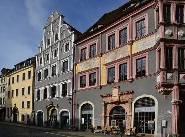 Historická Budova Starém Městě Goerlitz Sasko — Stock fotografie