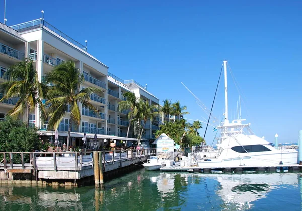 stock image Marina at the Gulf of Mexico in Key West on the Florida Keys