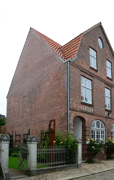 Historisch Gebouw Stad Husum Aan Noordzee Sleeswijk Holstein — Stockfoto