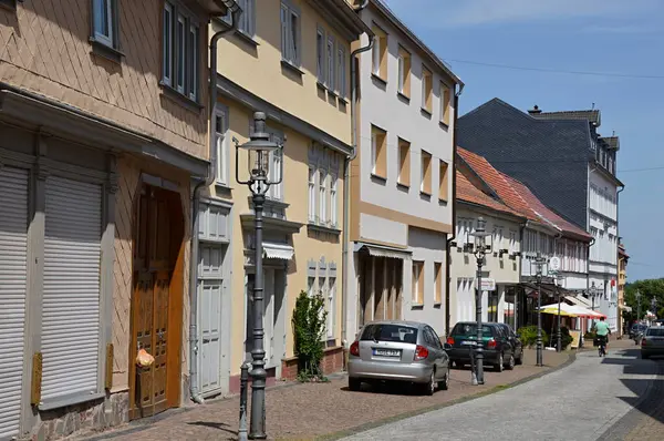 stock image Street Scene in the Old Town of Friedrichroda, Thuringia