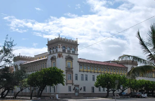 Historisches Gebäude Der Altstadt Von San Juan Der Hauptstadt Puerto — Stockfoto