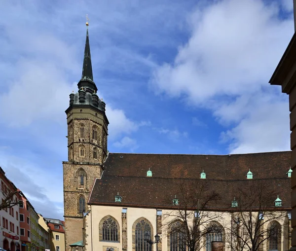Historische Kerk Oude Binnenstad Van Bautzen Saksen — Stockfoto