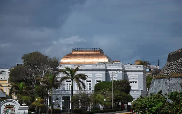 Edificio Histórico Casco Antiguo San Juan Ciudad Capital Puerto Rico —  Fotos de Stock
