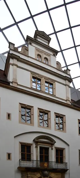 萨克森首府德累斯顿古城的历史城堡 — 图库照片