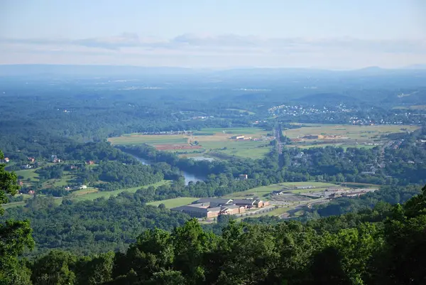 Panorama Paisagem Parque Nacional Shenandoah Virgínia — Fotografia de Stock