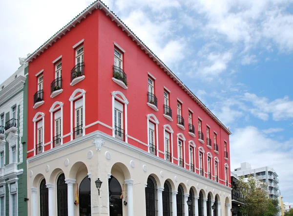 Edifícios Históricos Cidade Velha San Juan Capital Porto Rico — Fotografia de Stock